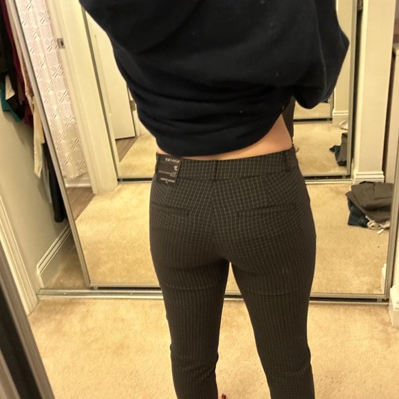 NWT Banana Republic Square Print Dress Pants - 2 - Picture 10 of 10